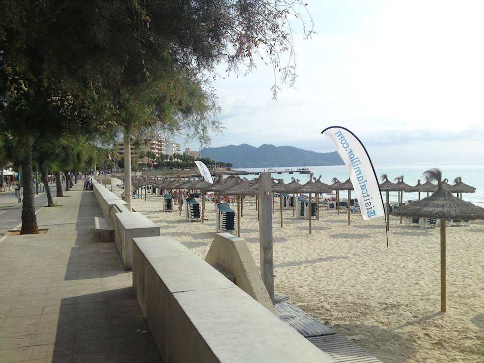 Strandpromenade von Calla Millor Hostel Los Alamos