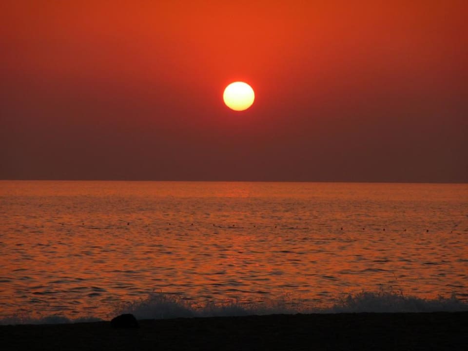 Sonnenuntergang Kırbıyık Resort Hotel - Alanya
