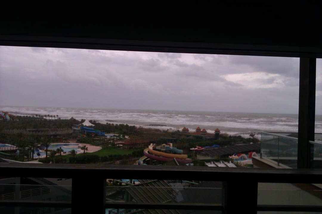 Sturm im Januar Limak Lara Deluxe Hotel & Resort