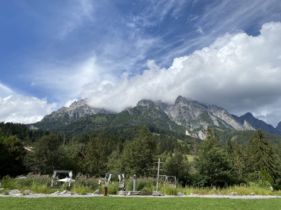 Ausblick Naturhotel Forsthofgut