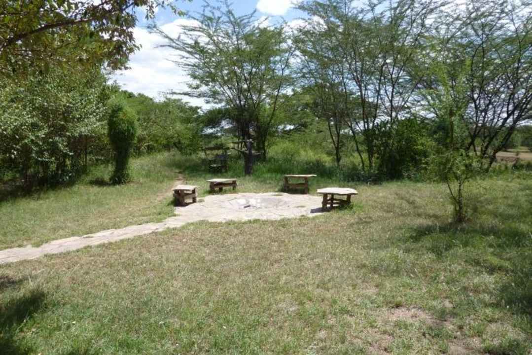 Feuerstelle für den Abend Aruba-Mara Camp