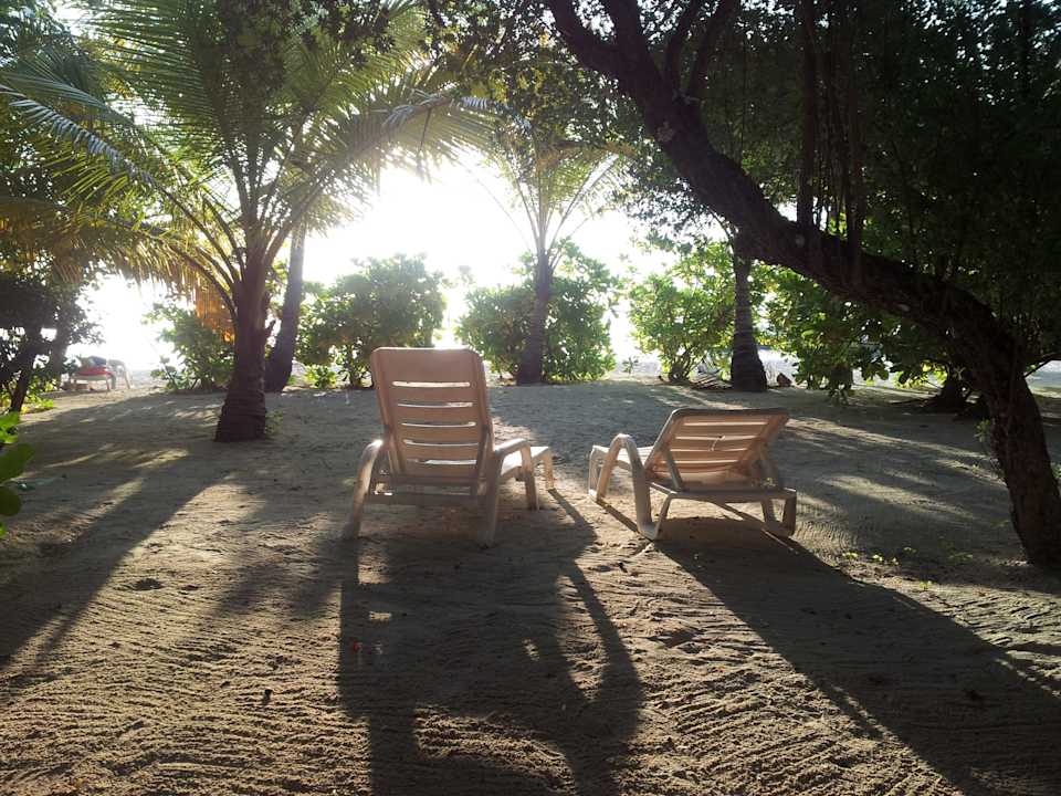 Blick aus Bungalow Nr.1 Summer Island Maldives