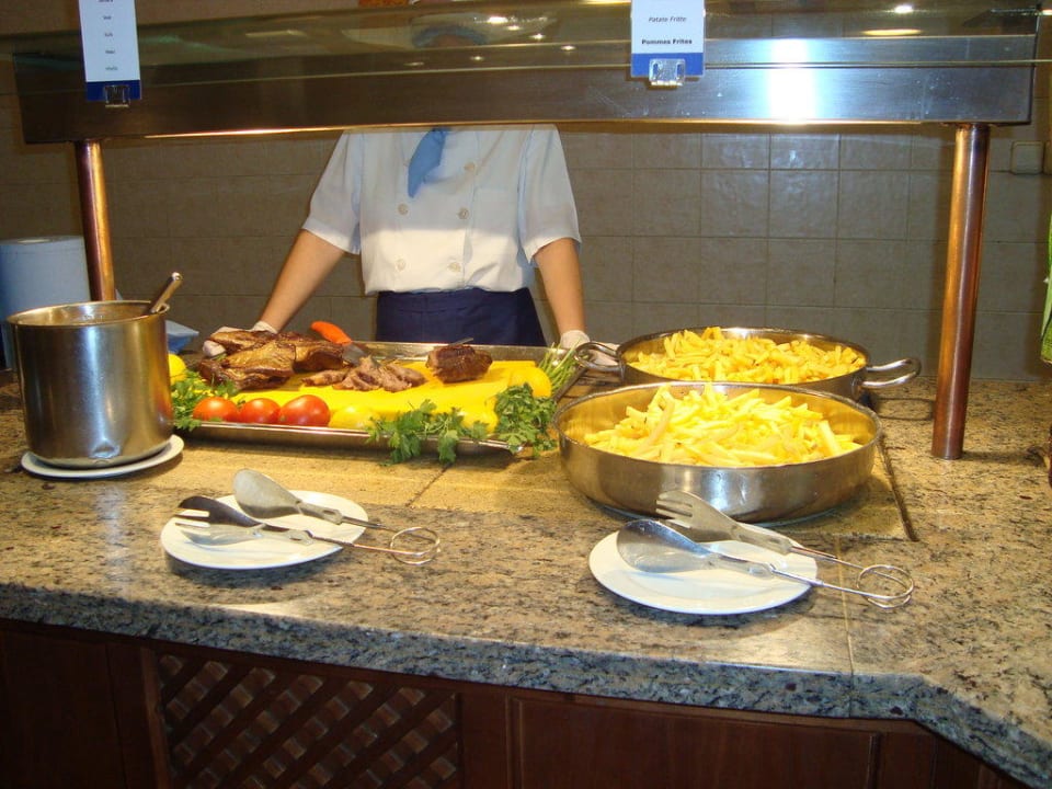 Pommes und Schweinefleisch Occidental Jandía Playa