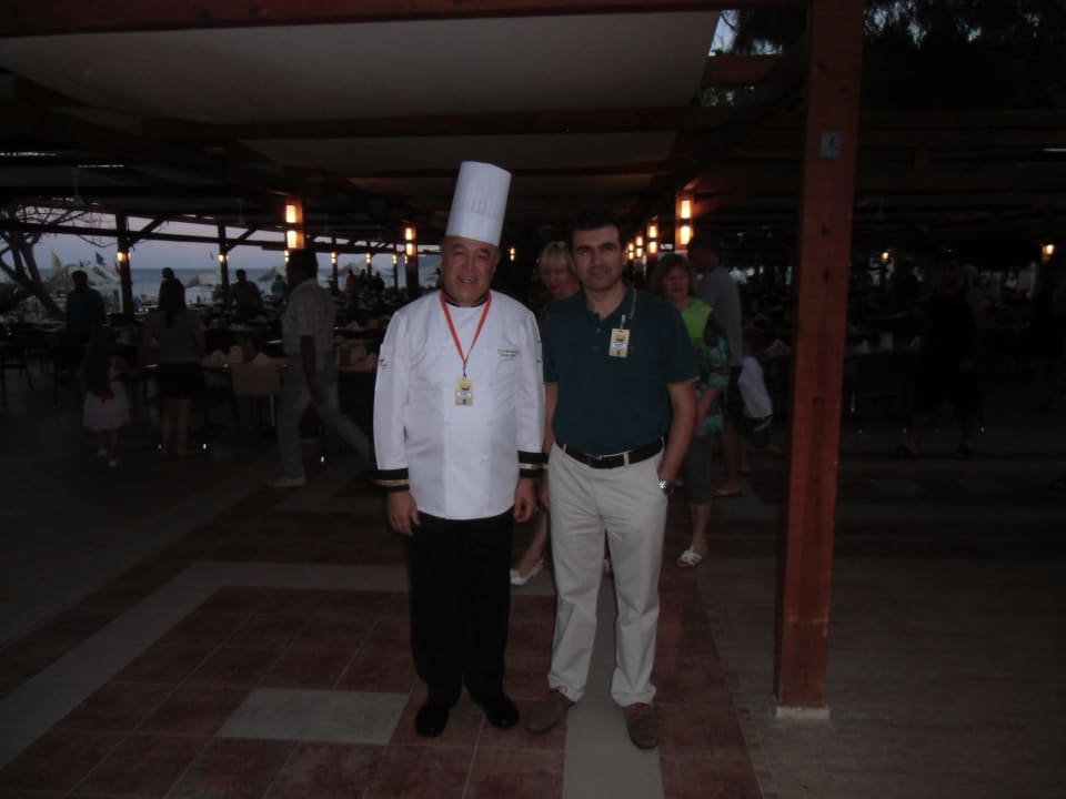 Emin Chefkoch und Melih Rest. Manager Ulusoy Kemer Holiday Club