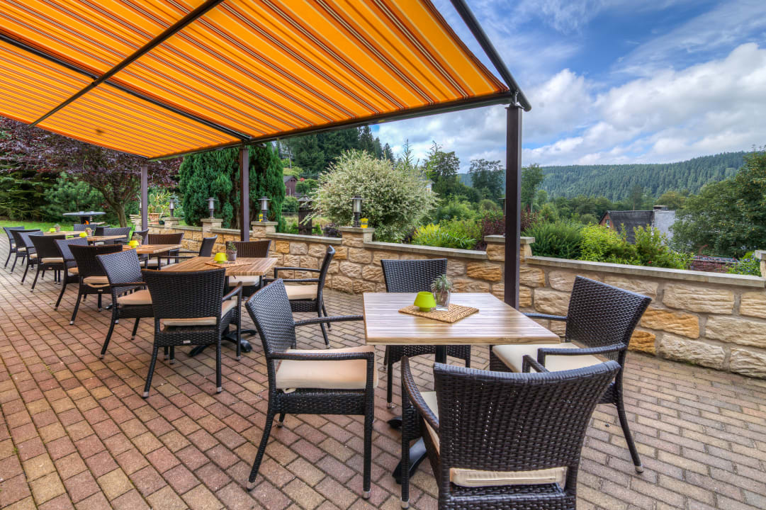 Gartenanlage Naturhotel Gasthof Bärenfels