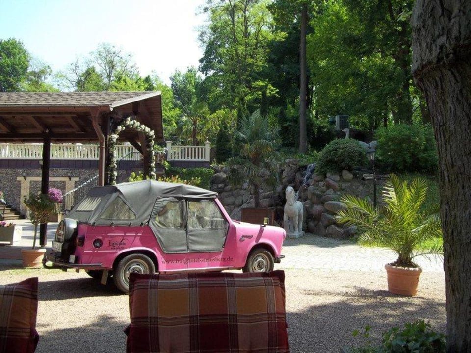 Vom Biergarten aus The Lakeside Burghotel zu Strausberg
