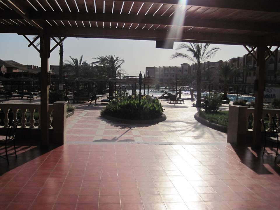 Pool von der Rezeption aus gesehen Pickalbatros Aqua Vista Resort - Hurghada