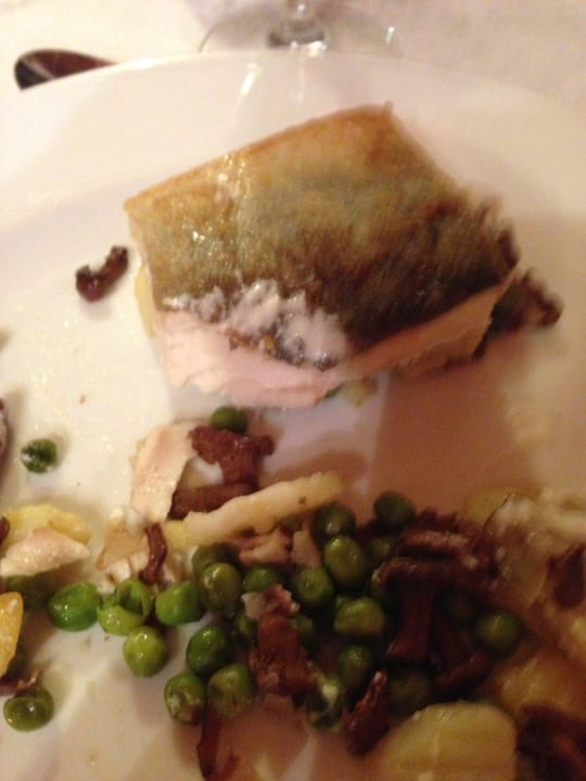 Das sogenannte ungenießbare Bachsaiblingsfilet Hotel Mühlenerhof