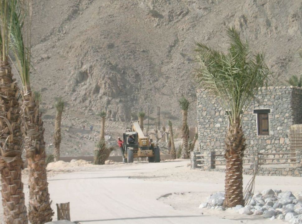 Bauarbeiten im April 2008 Six Senses Spa At Zighy Bay