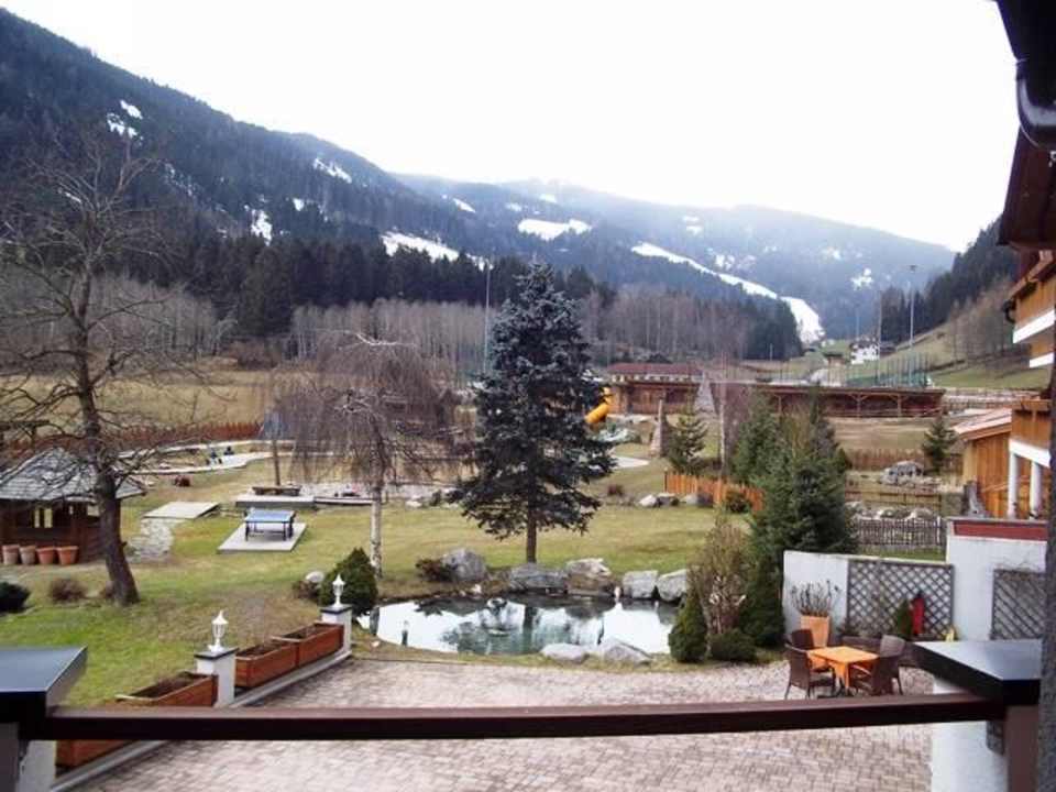 Ausblick vom Balkon Alphotel Tyrol