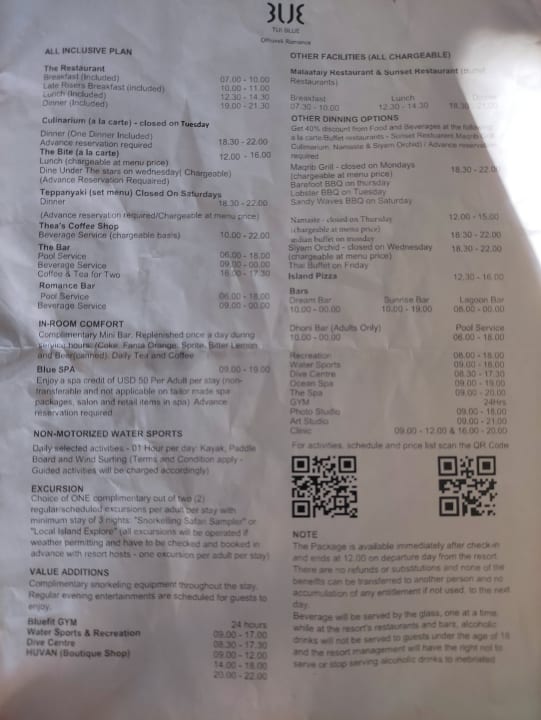 Gastro TUI BLUE Olhuveli Romance