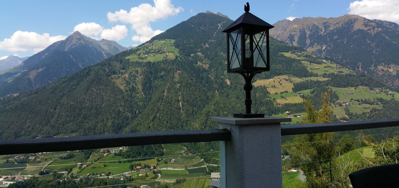 Panoram von der Terrasse Hotel Panorama