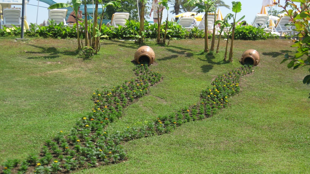 Interessante Gestaltung der Gärtner Mirage Park Resort
