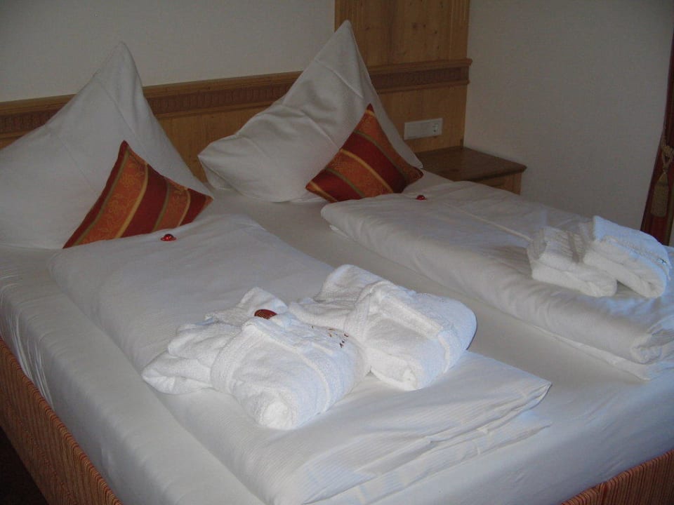 Betten im Doppelzimmer Hotel Marten