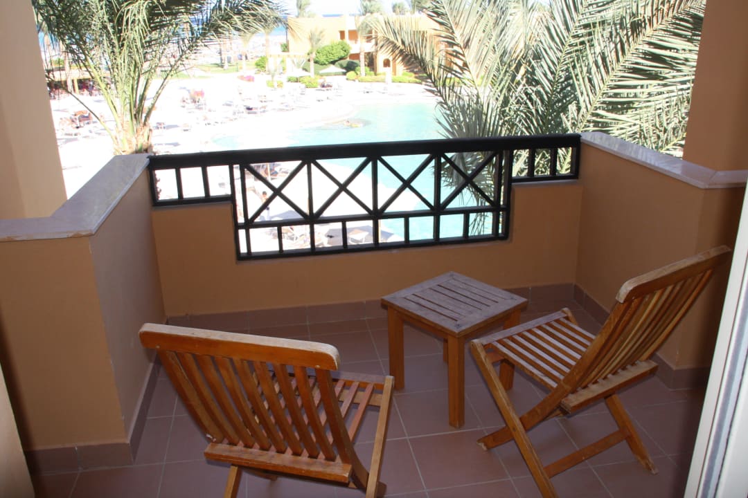 Gemütlicher Balkonbereich Stella Beach Resort & Spa Makadi Bay