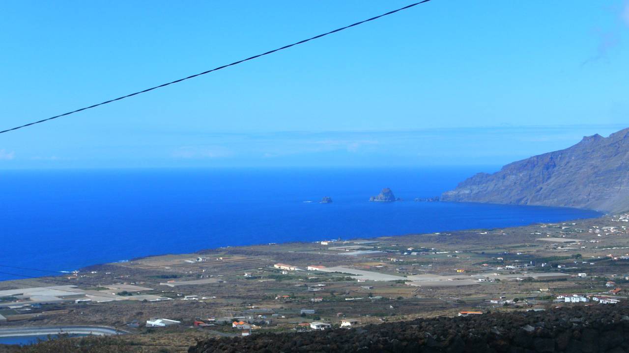 Witer Blick über das Golftal vom Haus Villa La Hiedra