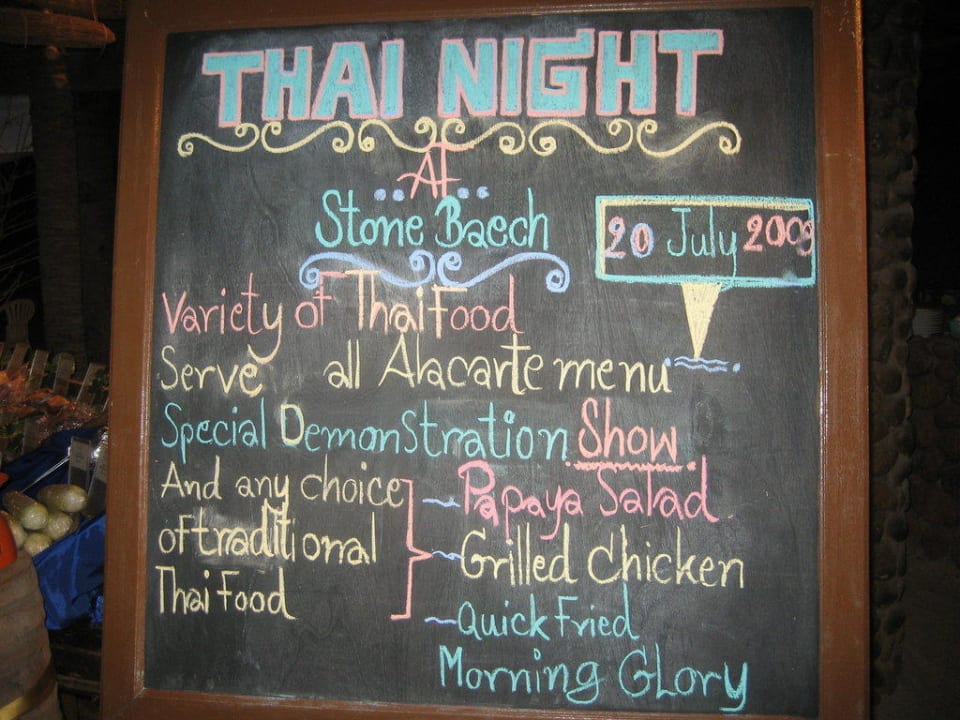 Themenabend im StoneBeachRestaurant Panviman Resort Koh Phangan