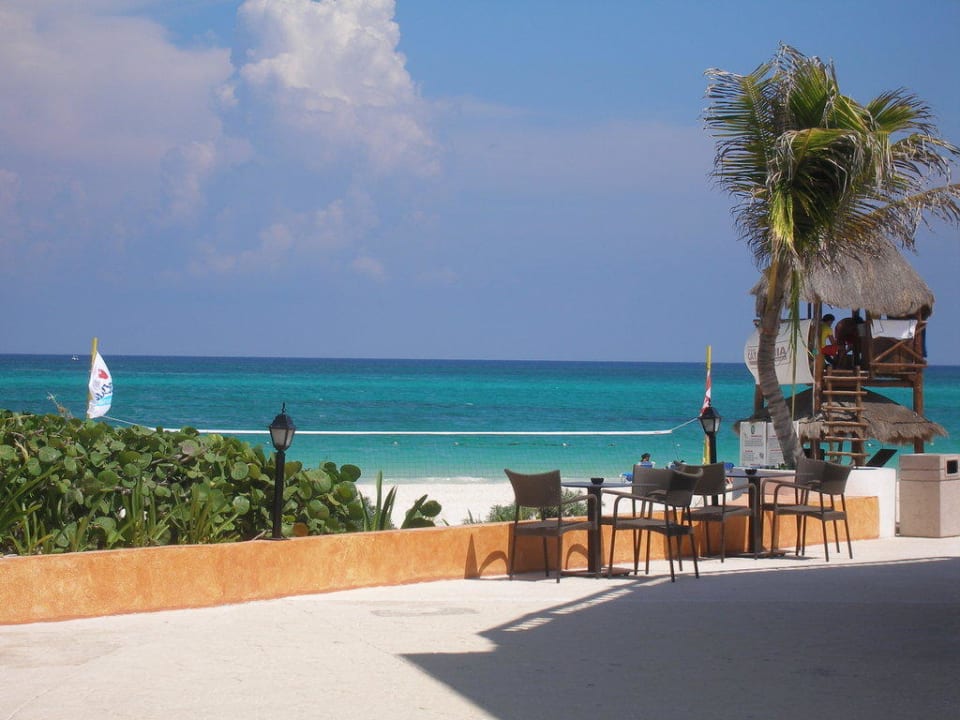 Strandblick von Richtung Pool Catalonia Playa Maroma