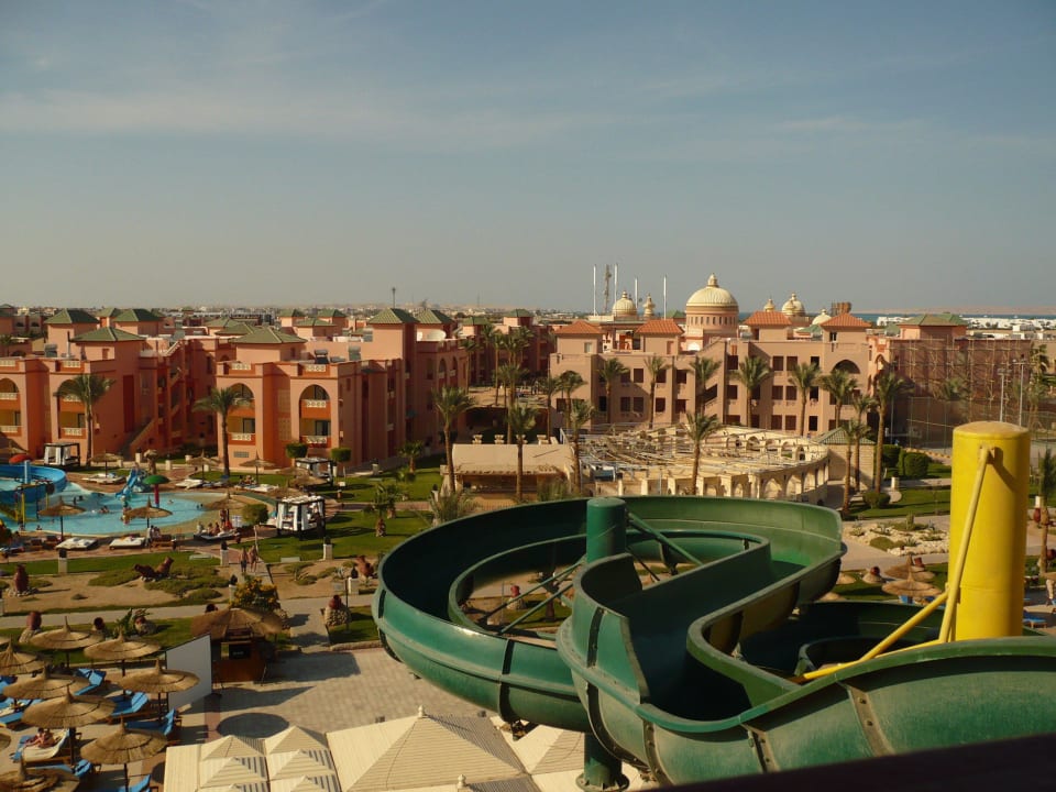 Hotelanlage von oben Pickalbatros Aqua Park Resort - Hurghada