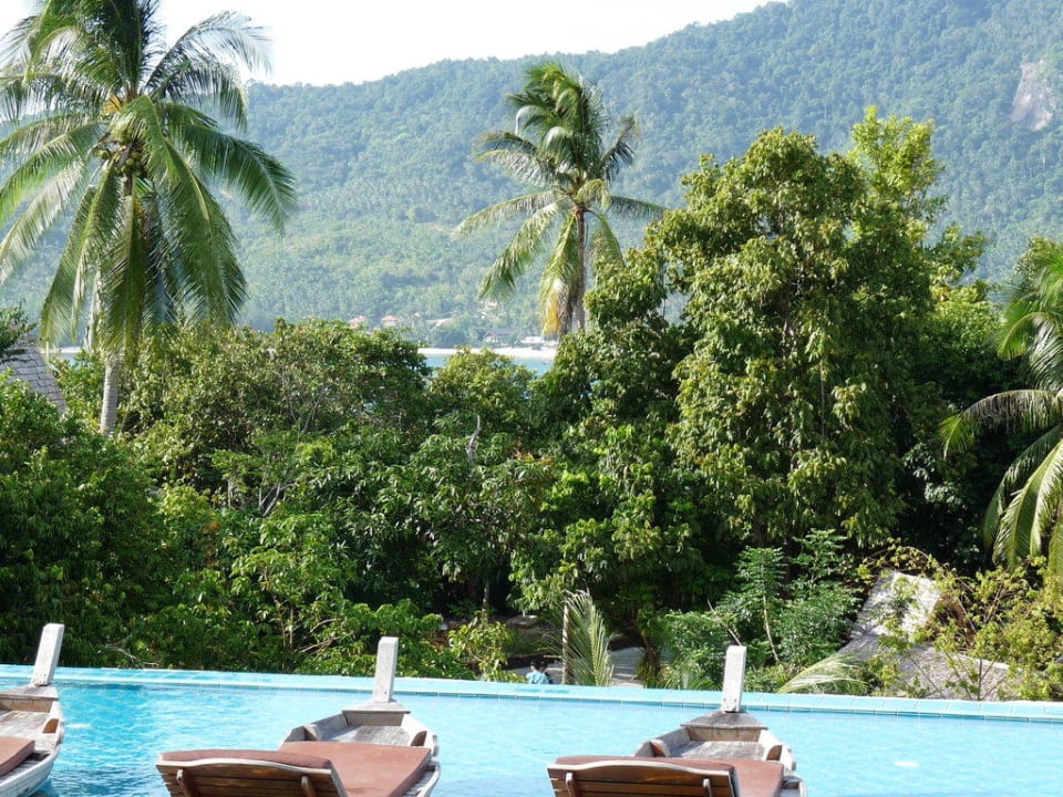 Ausblick vom Zimmer Santhiya Koh Phangan Resort & Spa