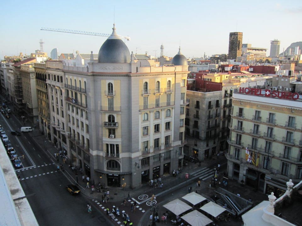 Uitzicht vanuit kamer 803 Hotel H10 Montcada