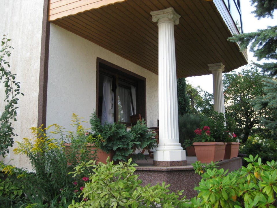 Terrasse eines DZ Pension Kleine Insel®