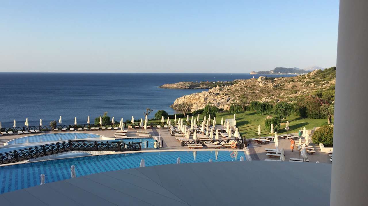 Ausblick Hotel Kalithea Horizon Royal
