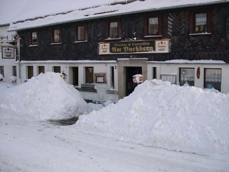 Eingeschneit Am Buchberg Pension
