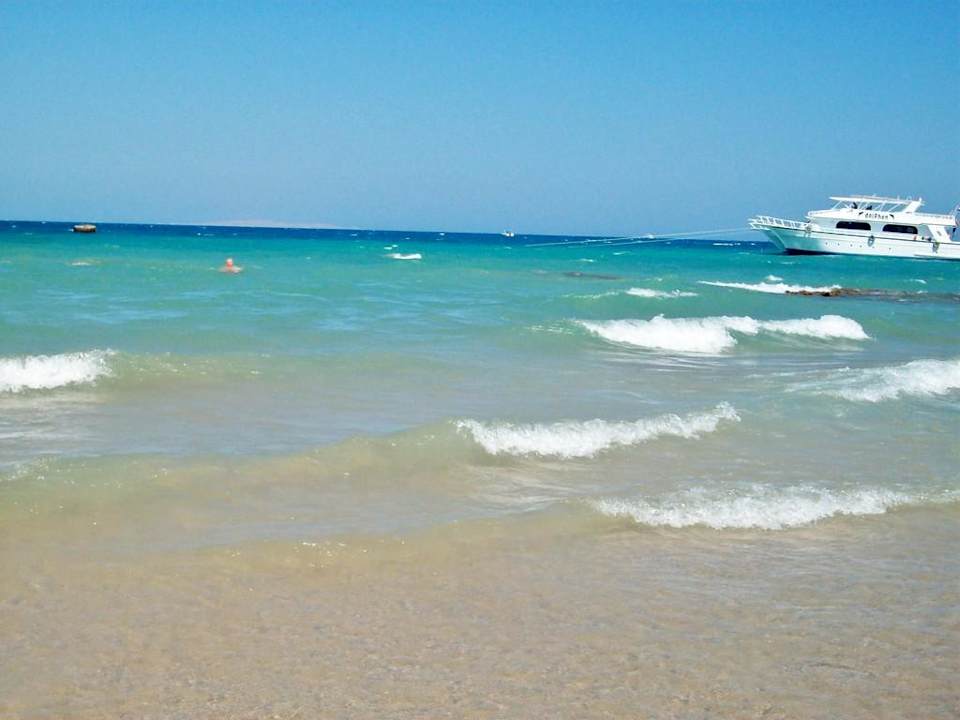 Tolle Wellen am Riff Pickalbatros Alf Leila Wa Leila Resort - Neverland Hurghada