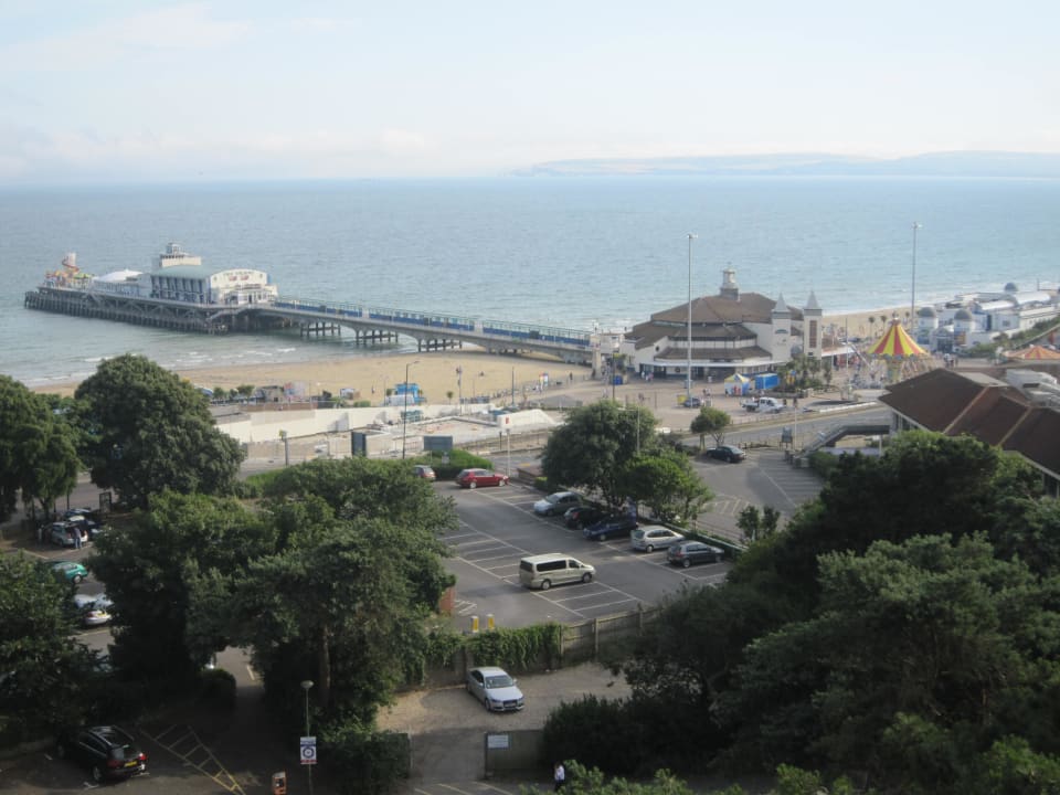 Ausblick vom 5. Stock auf Pier Hotel Premier Inn Bournemouth Central
