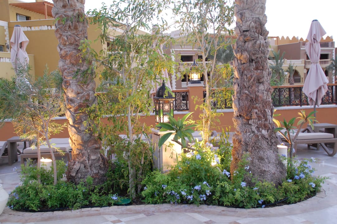 Beleuchtung am Abend Grand Waterworld Makadi & Family Star Makadi