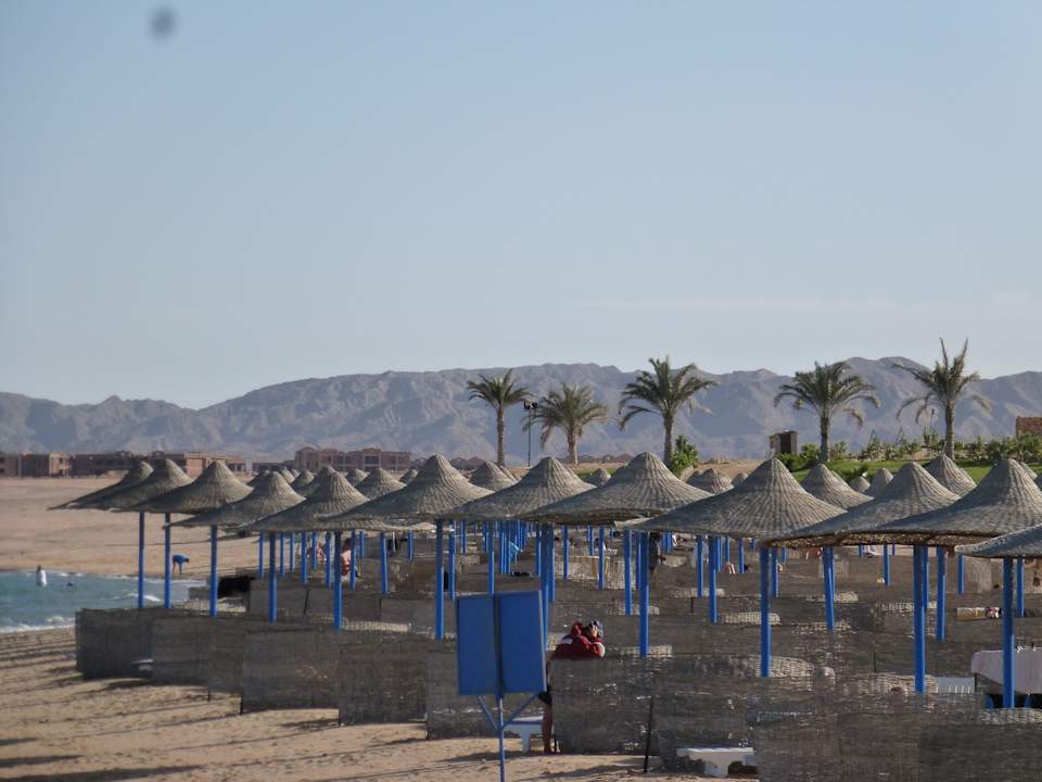 Am Strand war genug Platz für alle! Fantazia Resort Marsa Alam