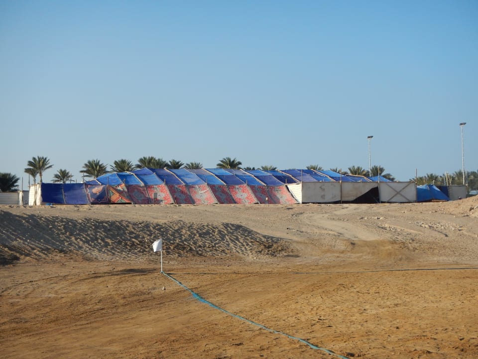 Zelt für Silvester von außen Steigenberger Coraya Beach - Adults only