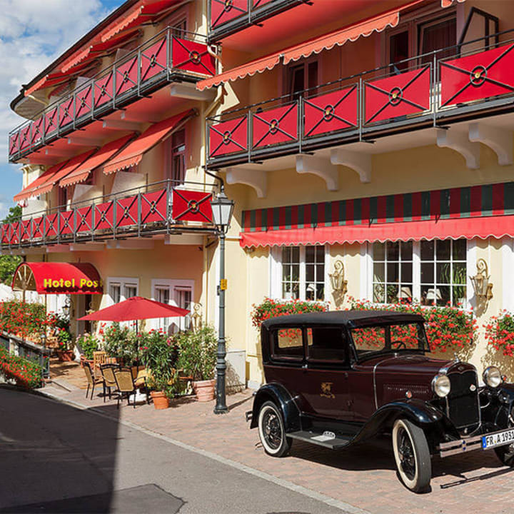 Eingangsbereich Hotel Post Wellness-Privathotel Post an der Therme