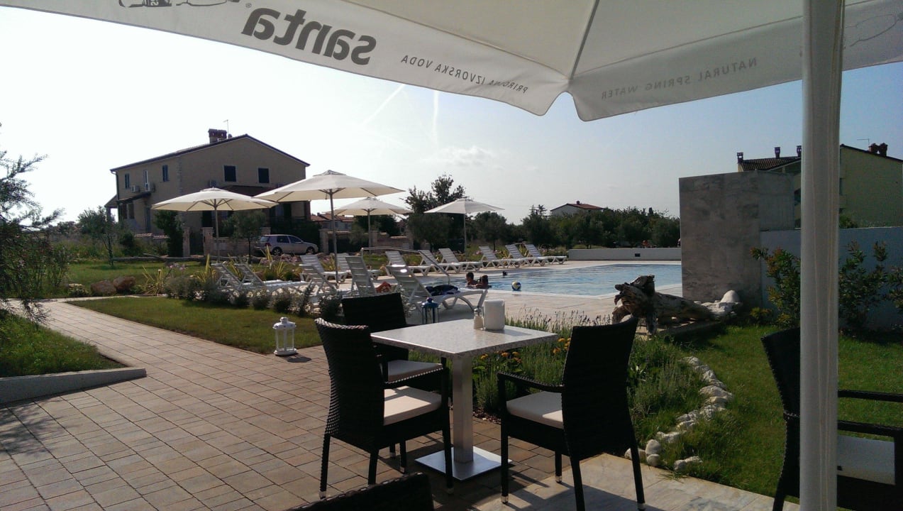 Frühstücksterrasse Hotel Villa Badi