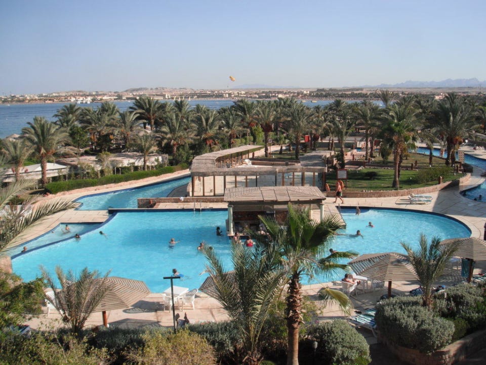 Blick vom Balkon Fort Arabesque Resort, Spa & Villas