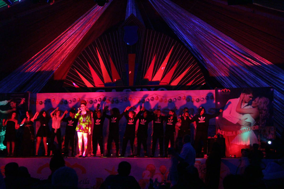Show der Animateure Weihnachtszelt 2014 Pickalbatros Alf Leila Wa Leila Resort - Neverland Hurghada