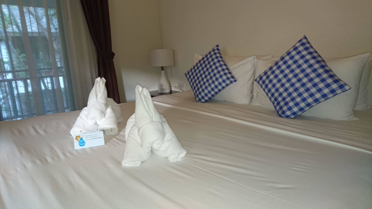 Handtuchkunst zur Begrüßung Lamai Wanta Beach Resort