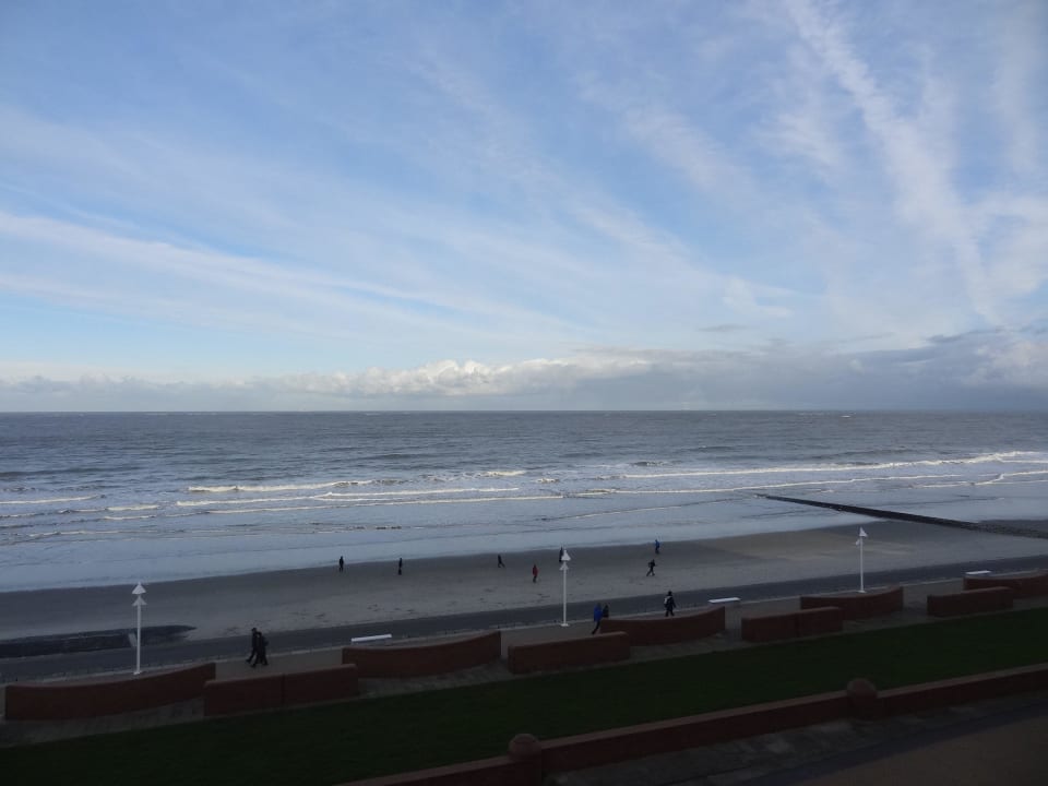 Ausblick von unserem zimmer Strandhotel Georgshöhe