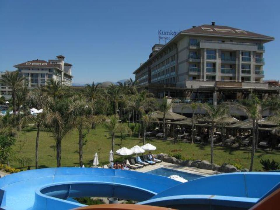 Blick von den Rutschen Sunis Kumköy Beach Resort Hotel & Spa