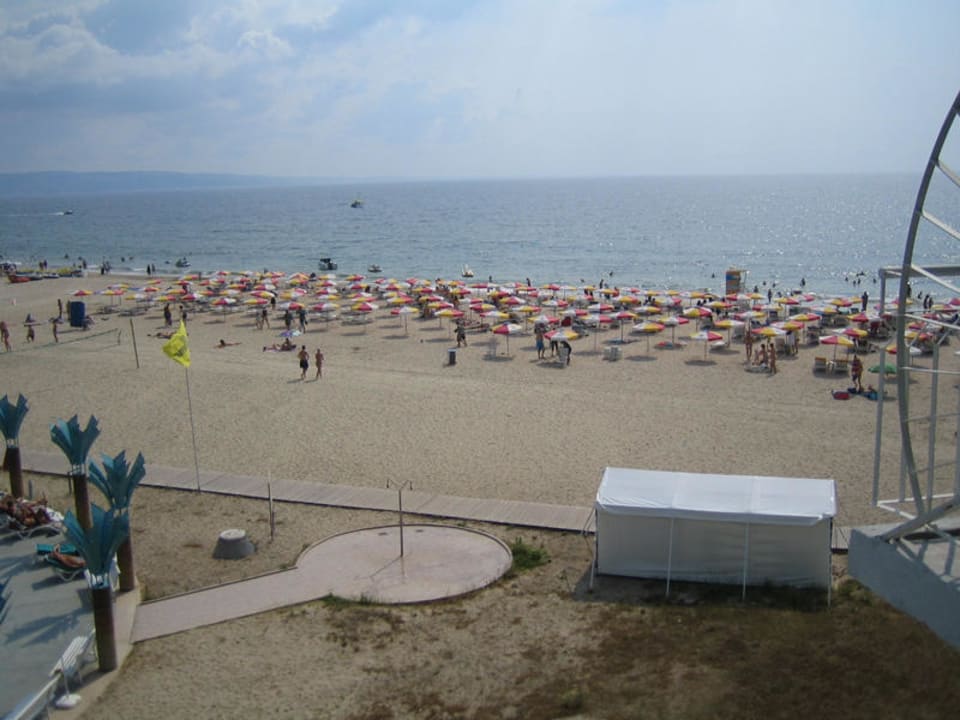 Blick vom Balkon Hotel Borjana