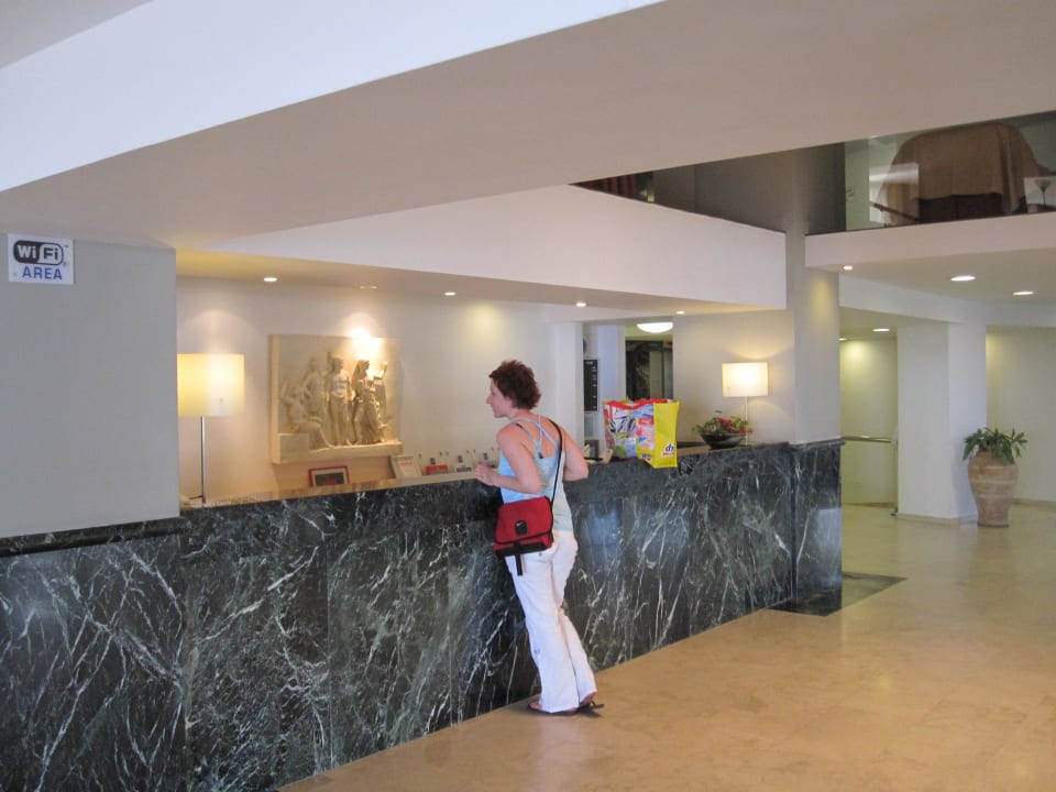 Lobby/Rezeption Ibiscus Hotel Rhodos