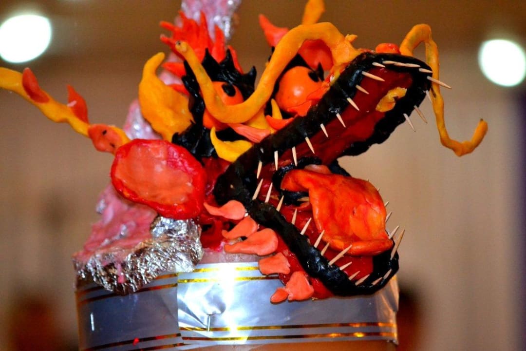 Essbare Deko. Hotel Paradis Palace