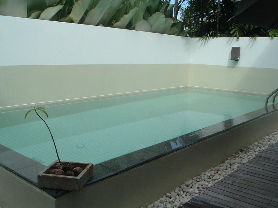 Pool vor eigener Poolvilla Veranda Resort & Villas Hua Hin Cha Am