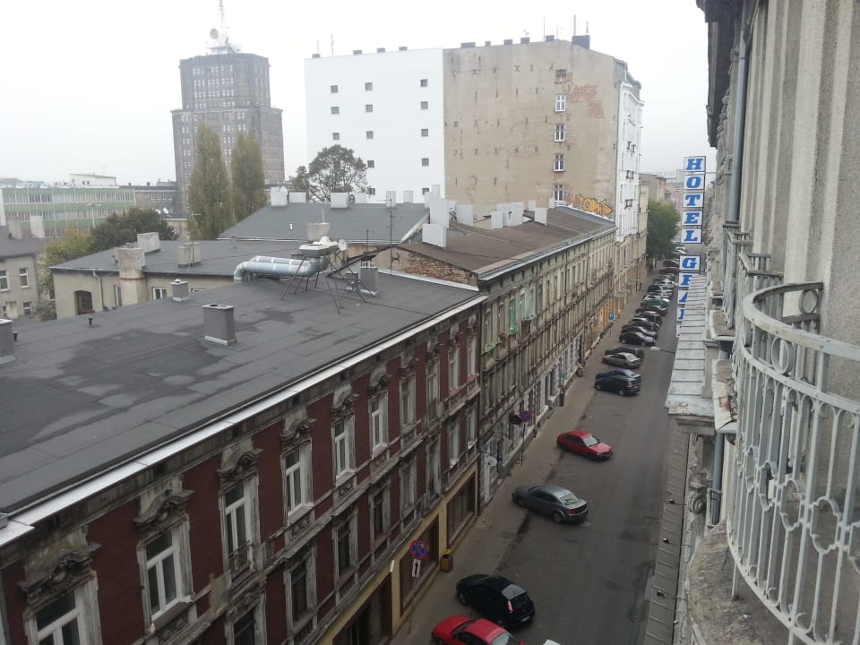 Blick vom Balkon Hotel Grand