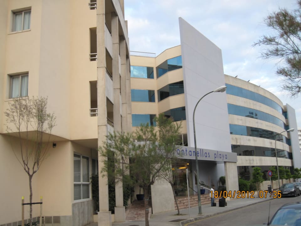 Ansicht von der Rückseite Aparthotel Fontanellas Playa