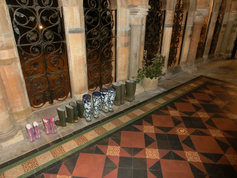 Gummistiefel für die Hotelgäste Hotel Ettington Park
