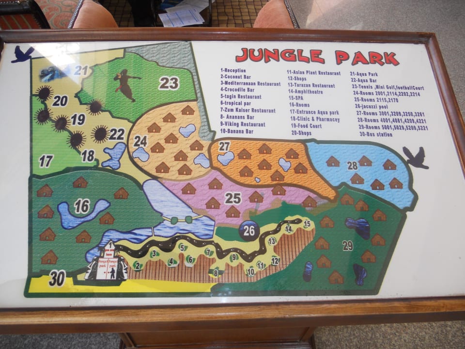 Lageplan  Pickalbatros Jungle Aqua Park Resort - Neverland Hurghada