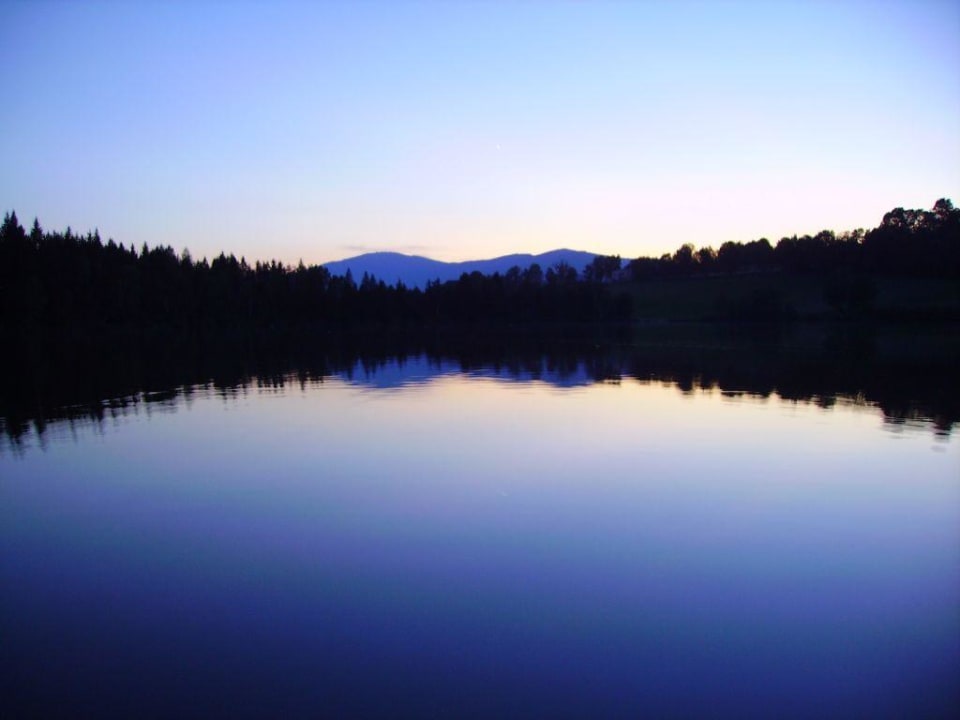 Maltschachersee nach Sonnenuntergang Feriendorf am Maltschacher See