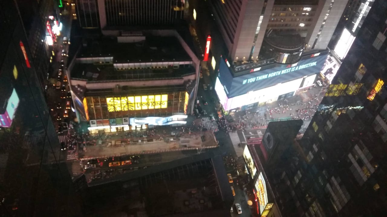Blick auf den Times Square Millennium Broadway Square New York